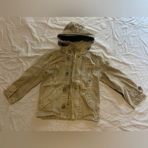 ZARA Boys Olive Army Green Jacket - Sz 4-5